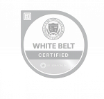 Six Sigma Lean White Belt Certification Badge